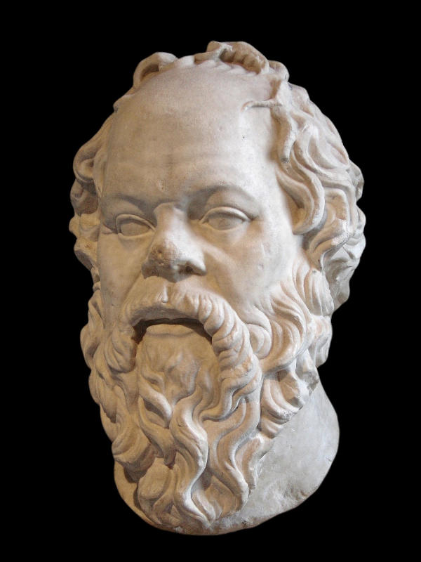 Bust of Socrates  - Roman copy of Greek orignal.